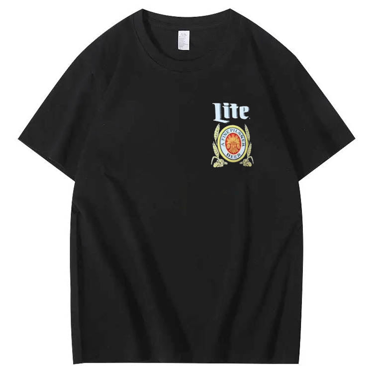 Dad Powered By Art Pattern Print T-Shirt