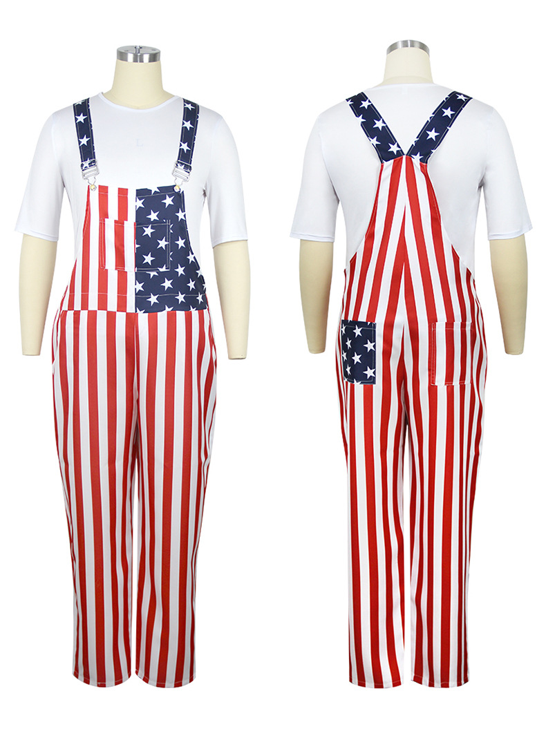 American Independence Day Flag Men'S And Women'S Classic Jumpsuit