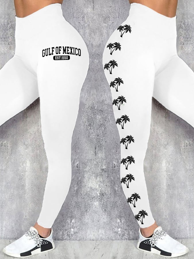 Women's Gulf Of Mexico Print Leggings