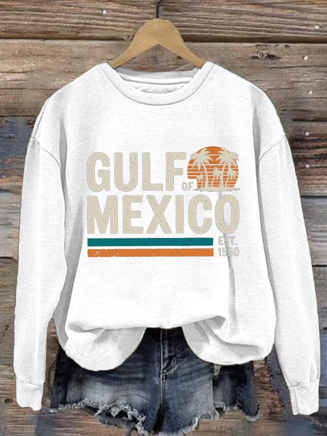Women's Gulf Of Mexico Printed Sweatshirt