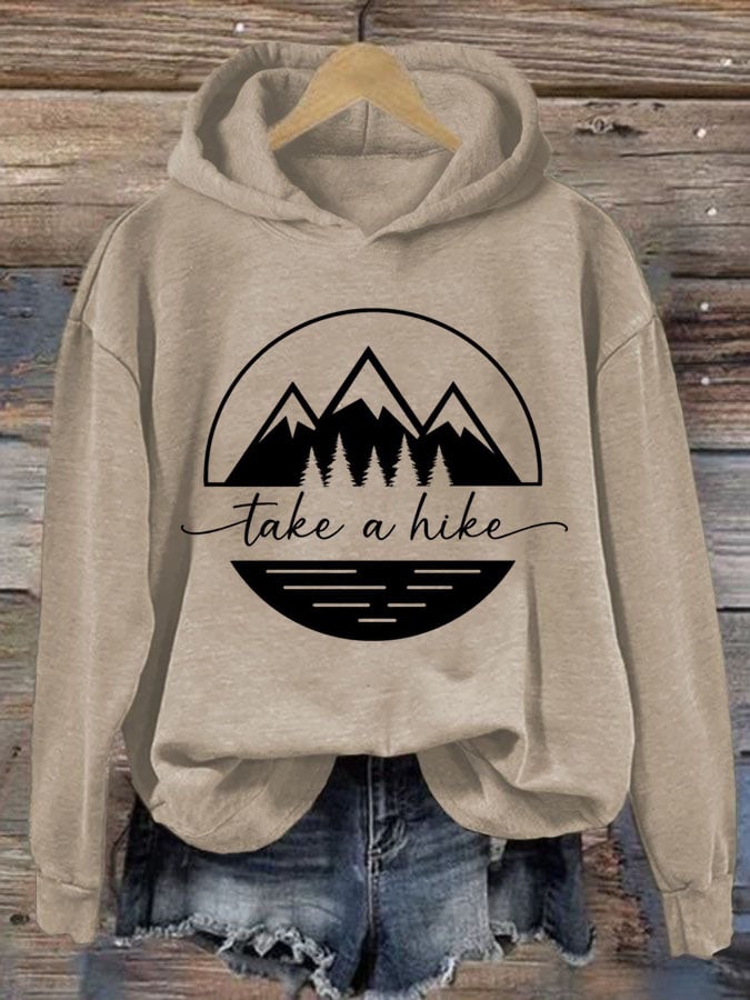 Women's Take A Hike Print Sweatshirt