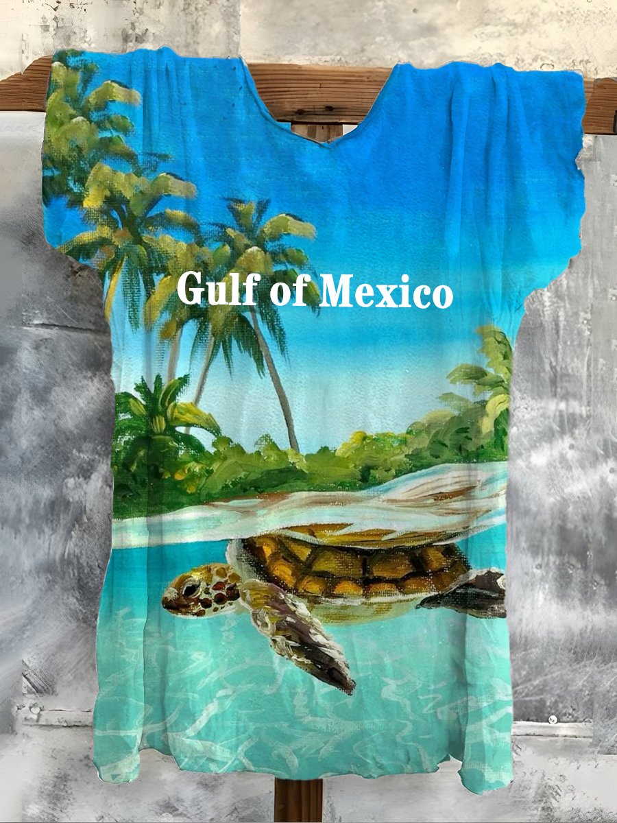Women's Gulf Of Mexico Print T-Shirt