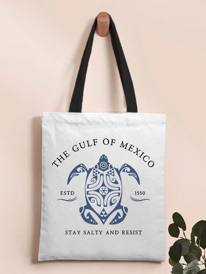Gulf of Mexico Est 1550 Printed Shoulder Bag Handbag
