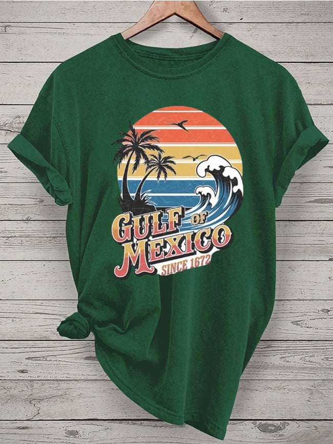 Women's Gulf of Mexico Printed Short-Sleeved T-Shirt