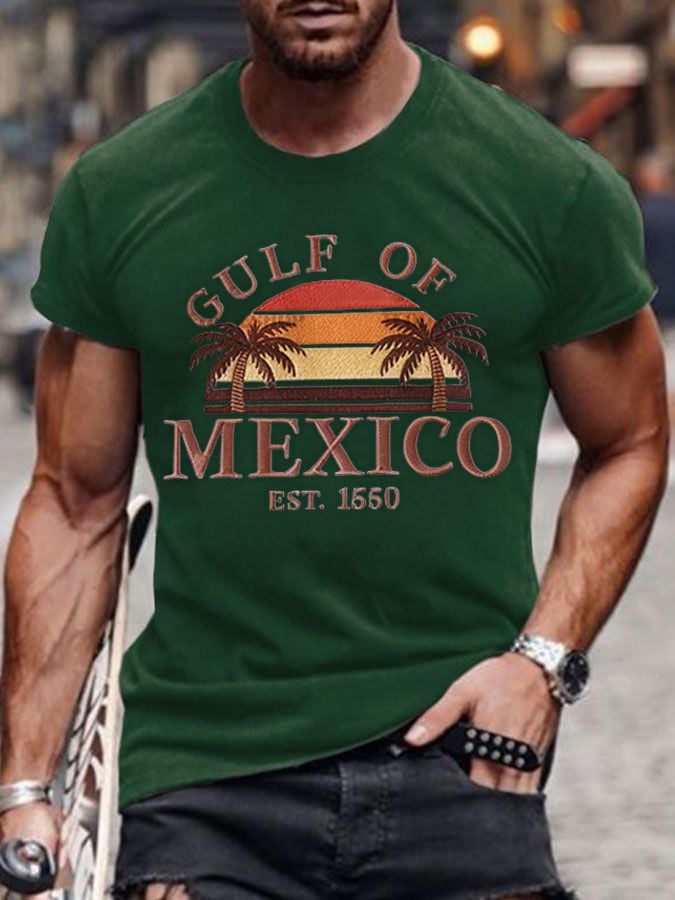 Men's Gulf of Mexico 1550 Print Short Sleeve T-shirt