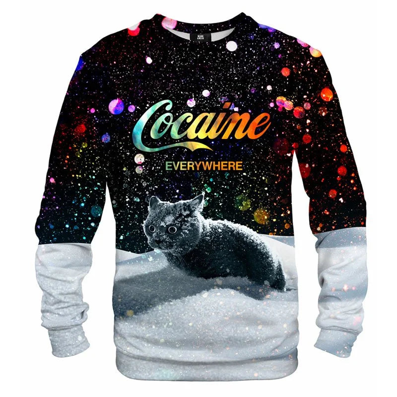 Let It Snow Black Sweatshirt