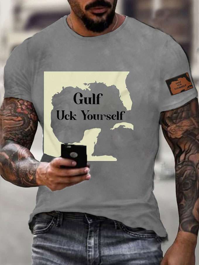 Men's Gulf Uck Yourself Mexico Casual T-shirt