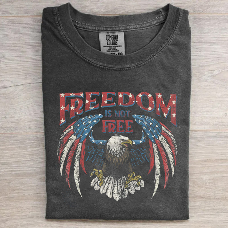 Red 4th Of July Distressed T-shirt