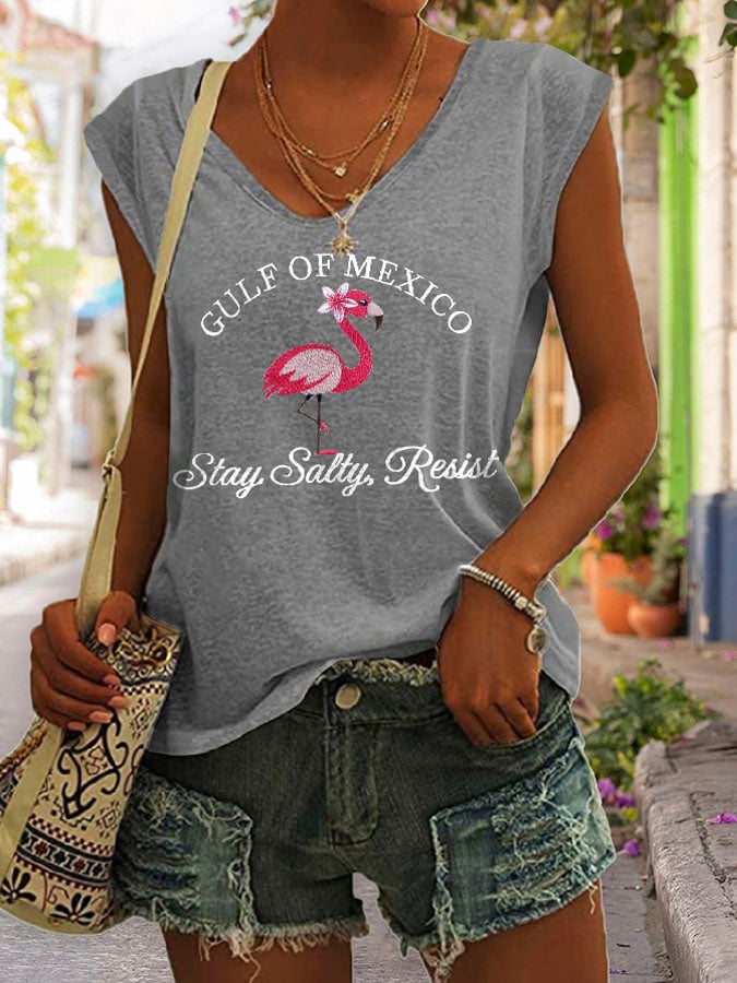 Women's Gulf Of Mexico Print Tank Top