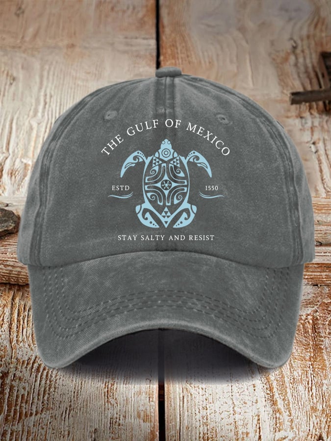 Gulf Of Mexico Print Baseball Cap