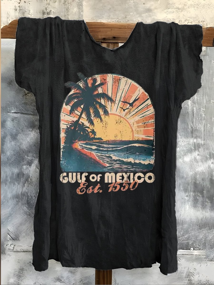 Women's Gulf of Mexico 1550 Printed Short-Sleeved T-Shirt