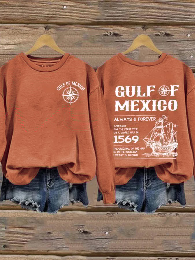 Women's Gulf Of Mexico Printed Sweatshirt