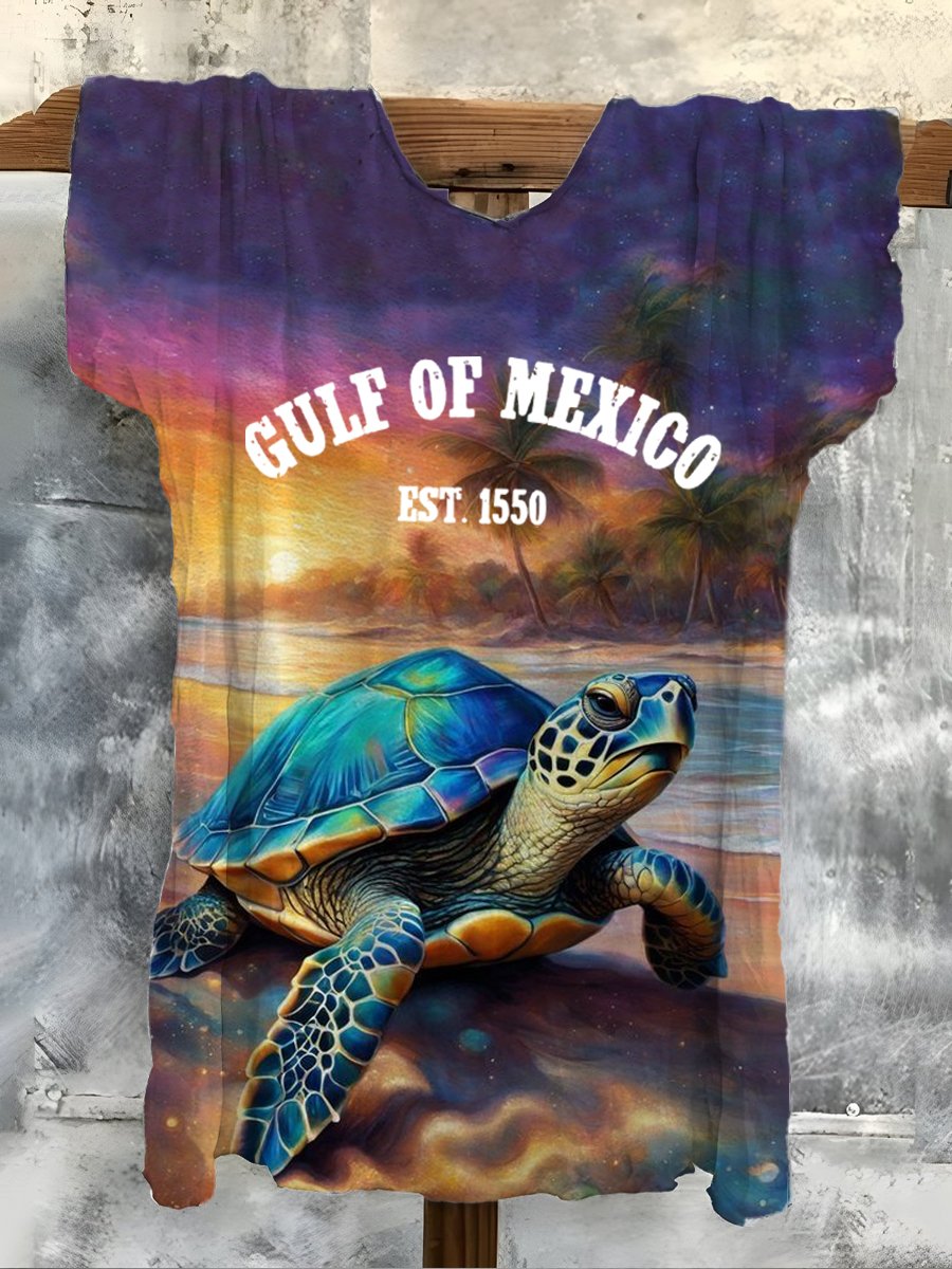 Women's Gulf Of Mexico Print T-Shirt