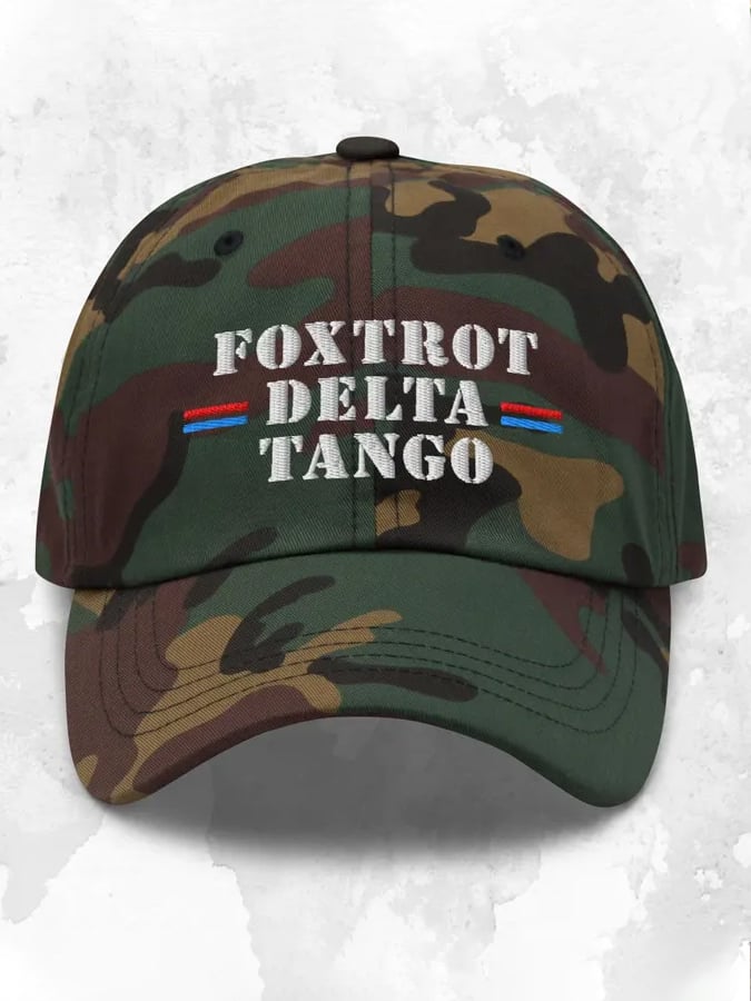 Unisex FDT Foxtrot Delta Tango Print Hat