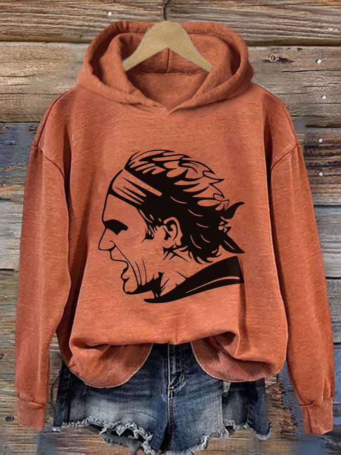 Women's Tennis Legend Rafa Print Hoodie