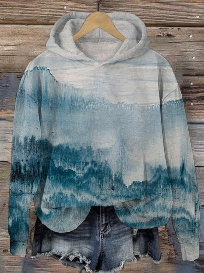 Women's Hiking Print Hoodie
