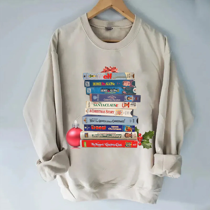 Vintage Christmas Movies Vhs T-Shirt/Sweatshirt