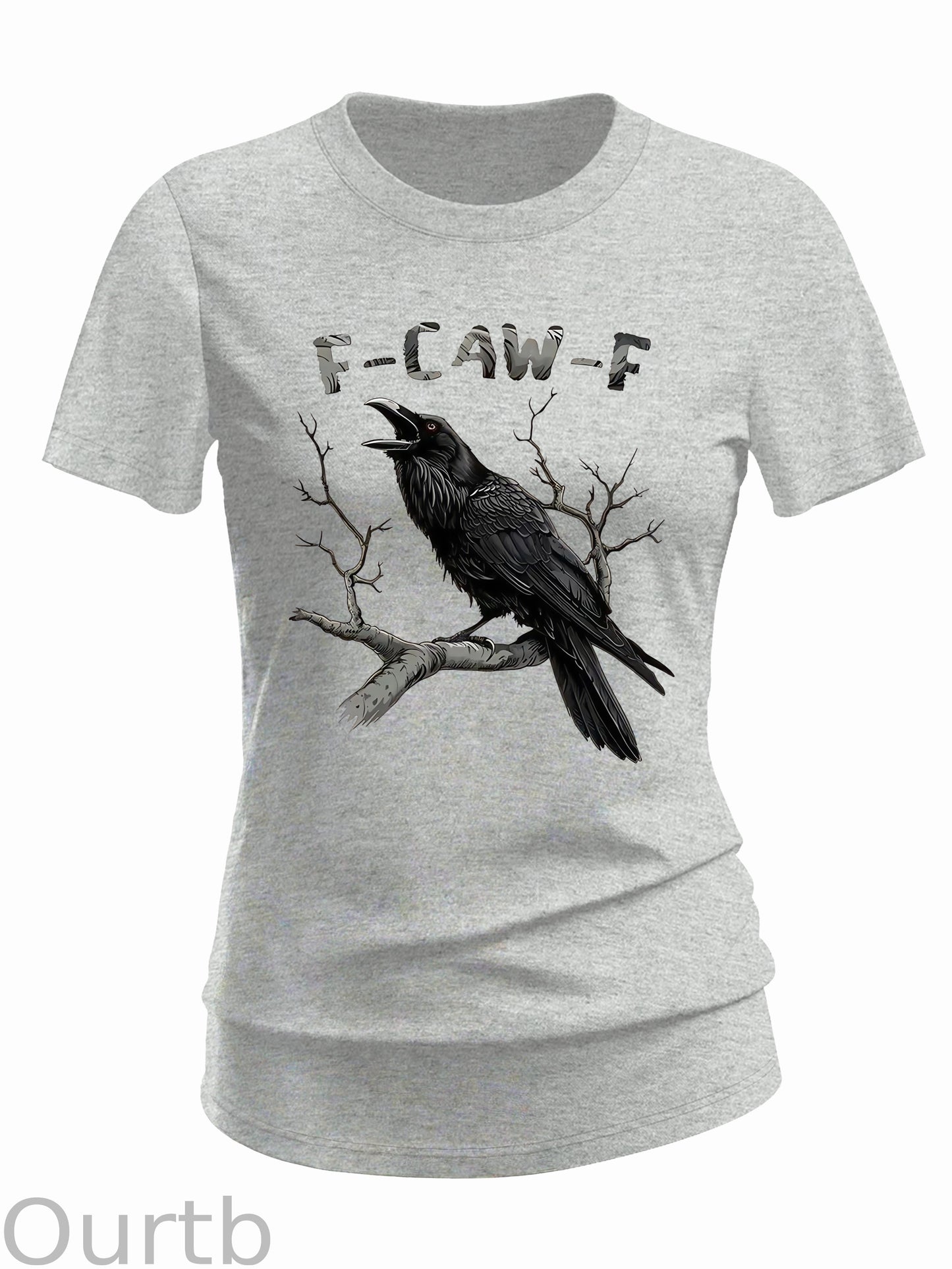 Women's F-Caw-F Crow Cotton Blend T-Shirt