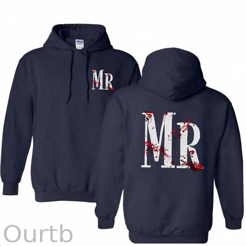 Halloween Couple Pattern 100% 300g Cotton Classic Hoodie