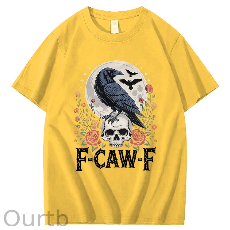 F-Caw-F Crow 100% Cotton T-Shirt