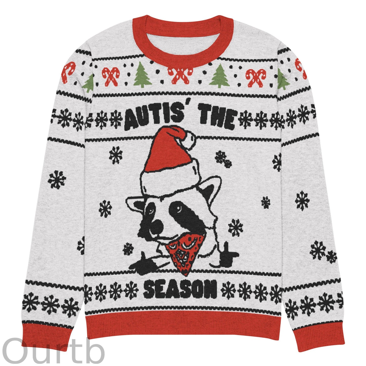 Autis' the Season Knitted Christmas sweater