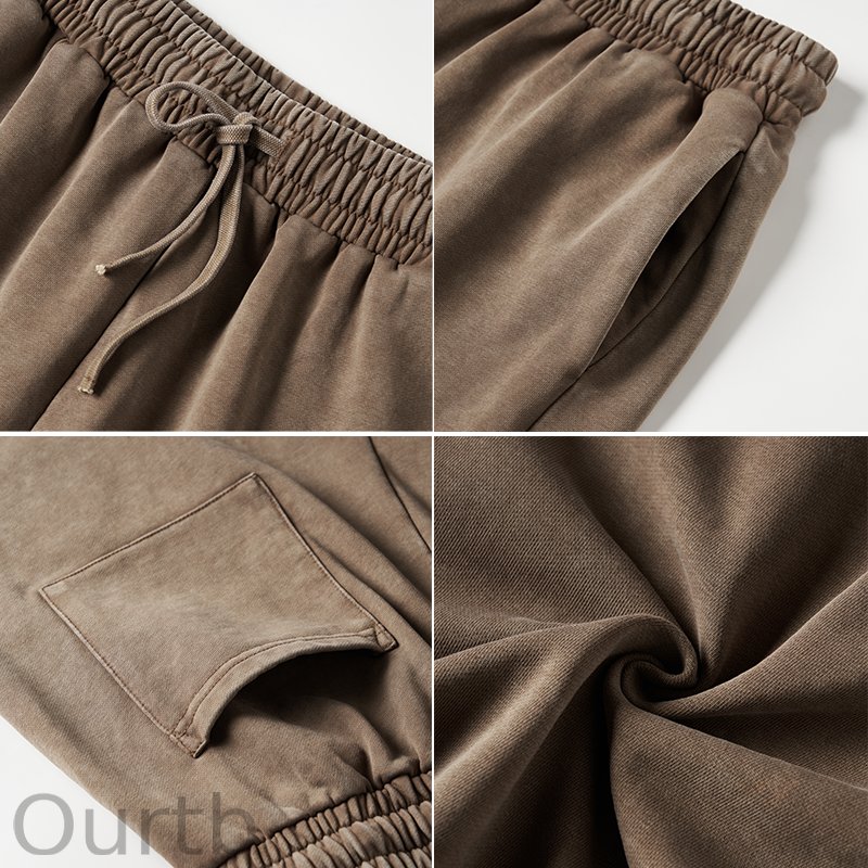 Christmas Lights Cat Washed Shorts