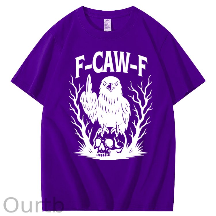 F-Caw-F Crow 100% Cotton T-Shirt