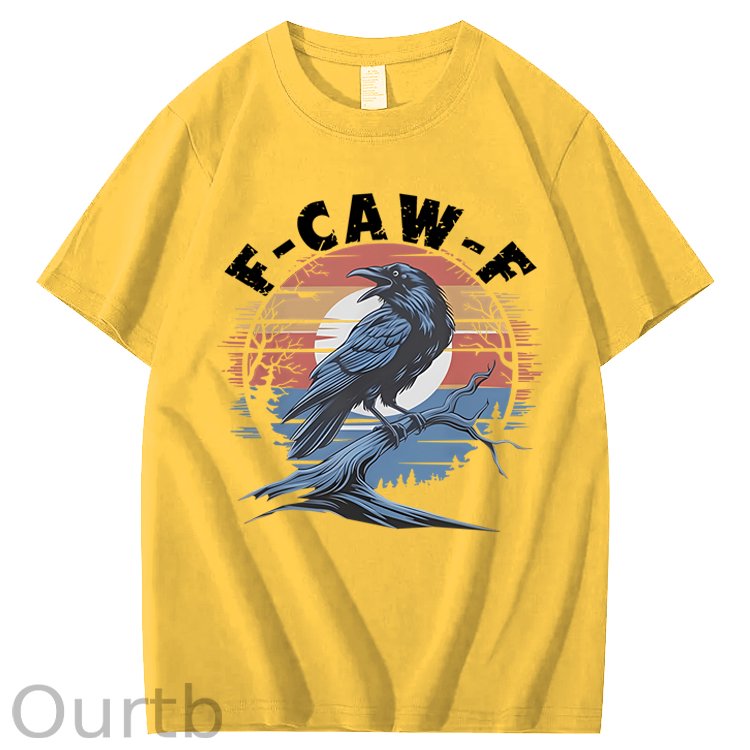 Vintage F-Caw-F Crow 100% Cotton T-Shirt