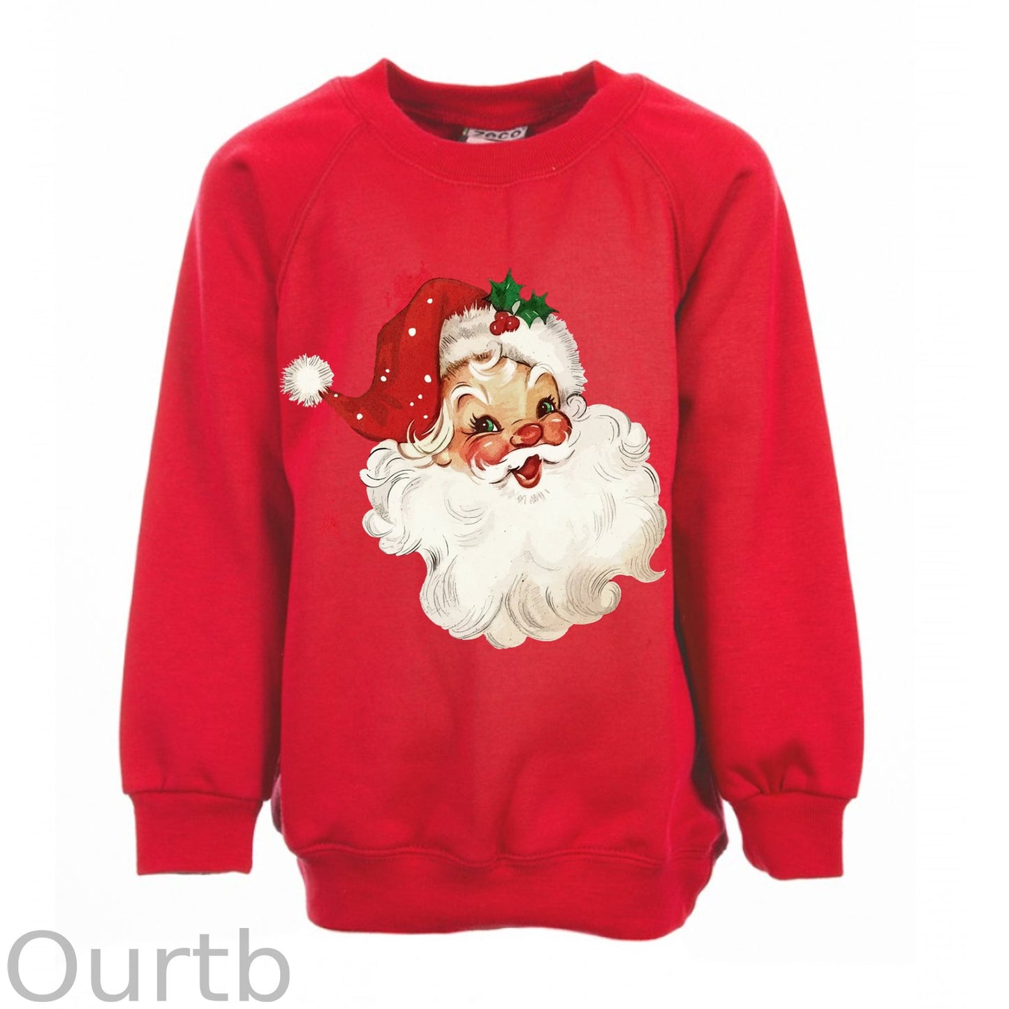 Retro Santa Christmas Sweatshirt