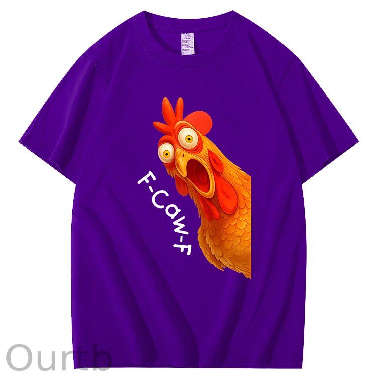 F-Caw-F Chicken 100% Cotton T-Shirt