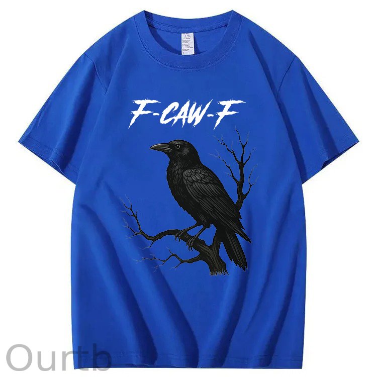 F-Caw-F Crow 100% Cotton T-Shirt