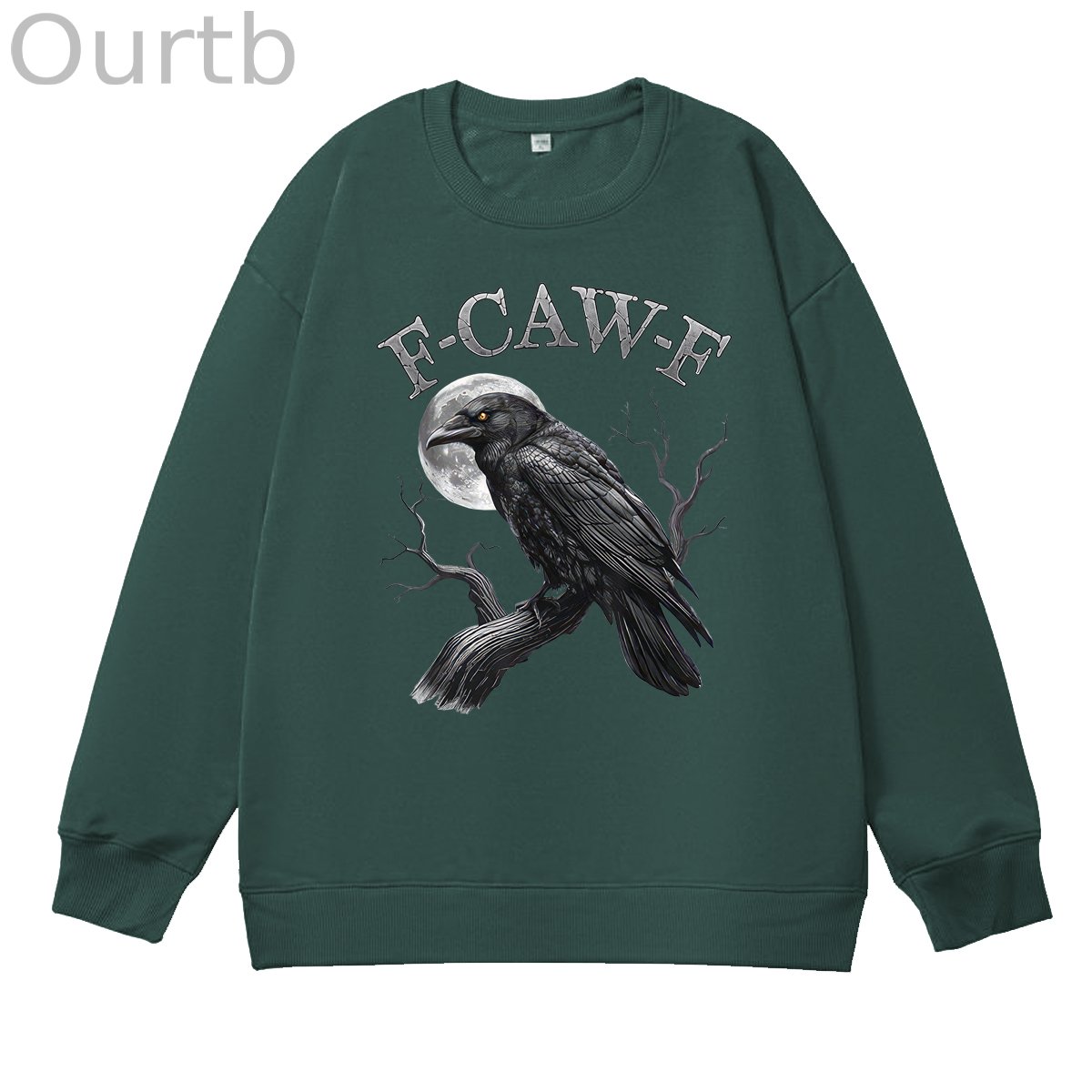 F-Caw-F Crow 100% Cotton Sweatshirt