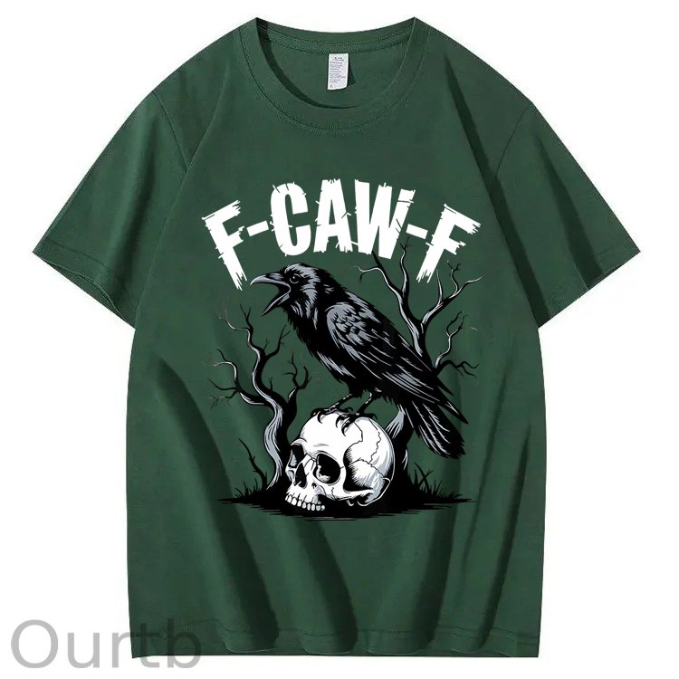 F-Caw-F Crow 100% Cotton T-Shirt
