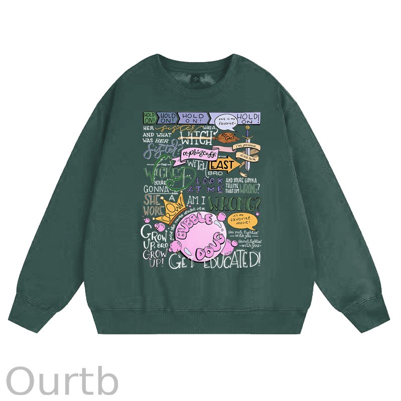 Hold On The Wicked Witch of the East Bro 100% Cotton Fleece Sweatshirt