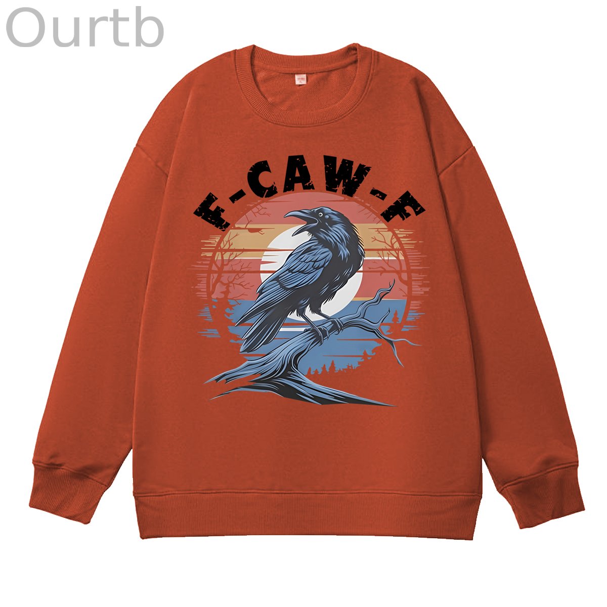 F-Caw-F Crow 100% Cotton Sweatshirt