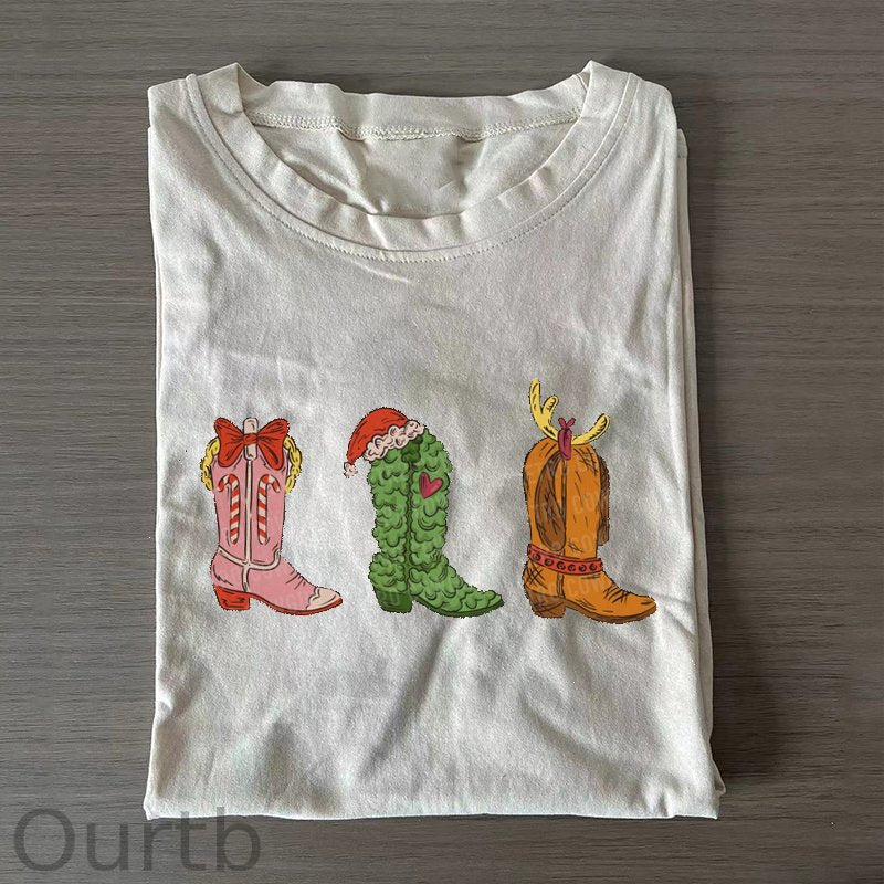 Cowgirl Christmas T-Shirt
