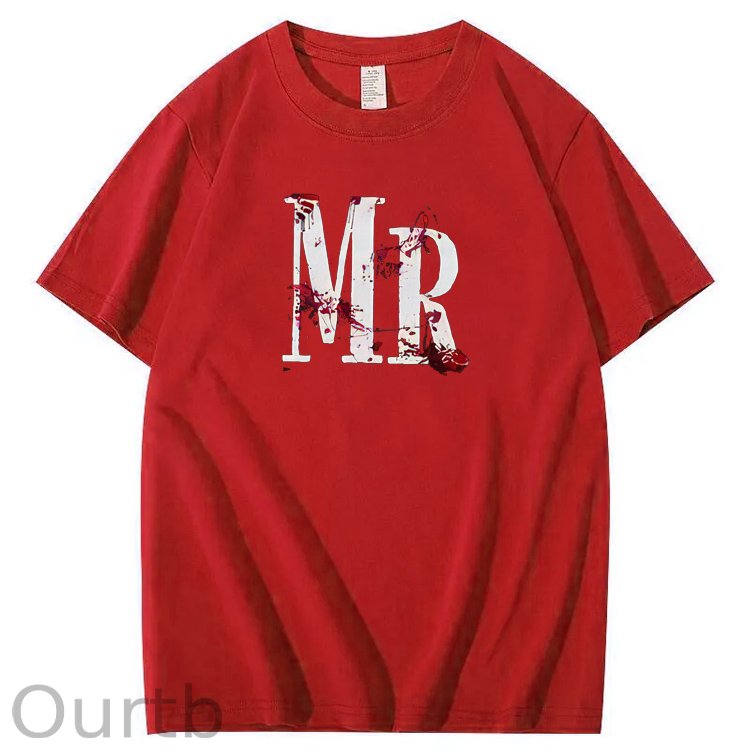 Halloween Couple Pattern Print 100% Cotton T-Shirt