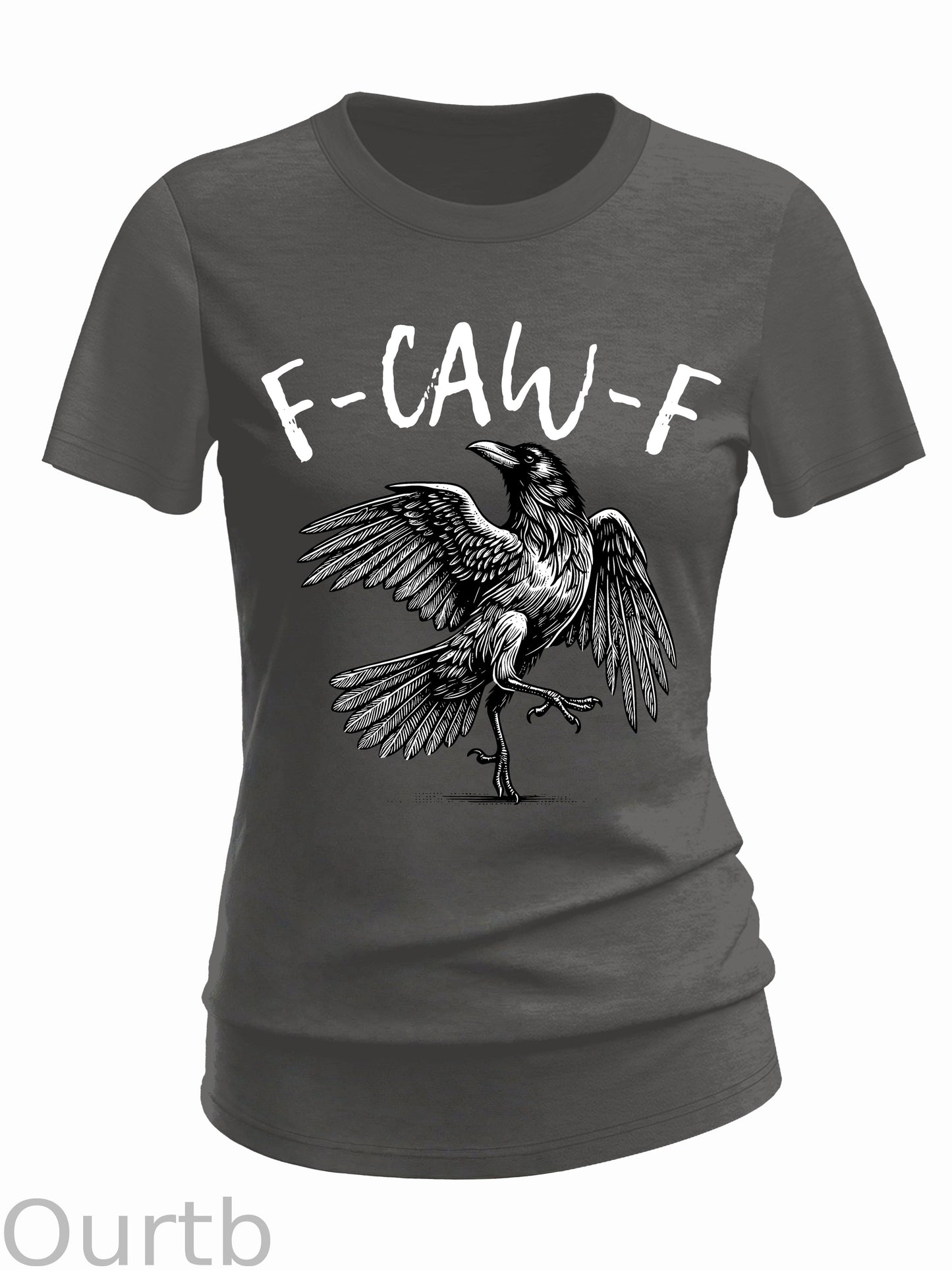 F-Caw-F Crow Cotton Blend T-Shirt