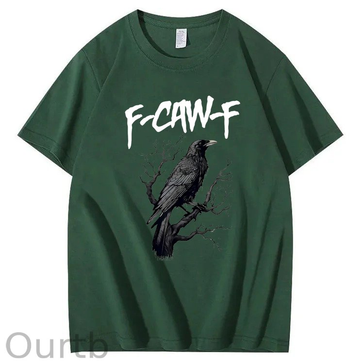 F-Caw-F Crow 100% Cotton T-Shirt