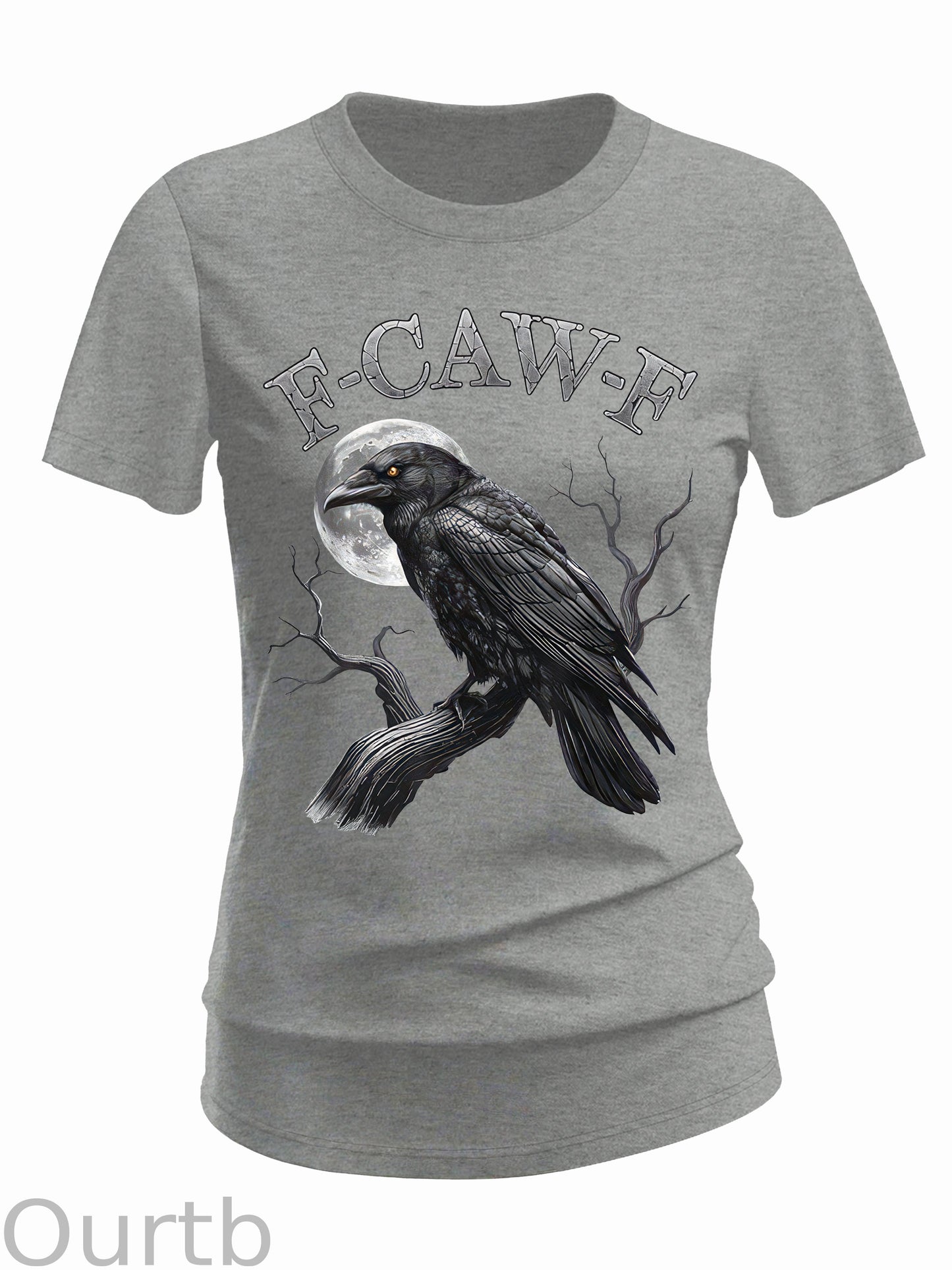 F-Caw-F Crow Cotton Blend T-Shirt