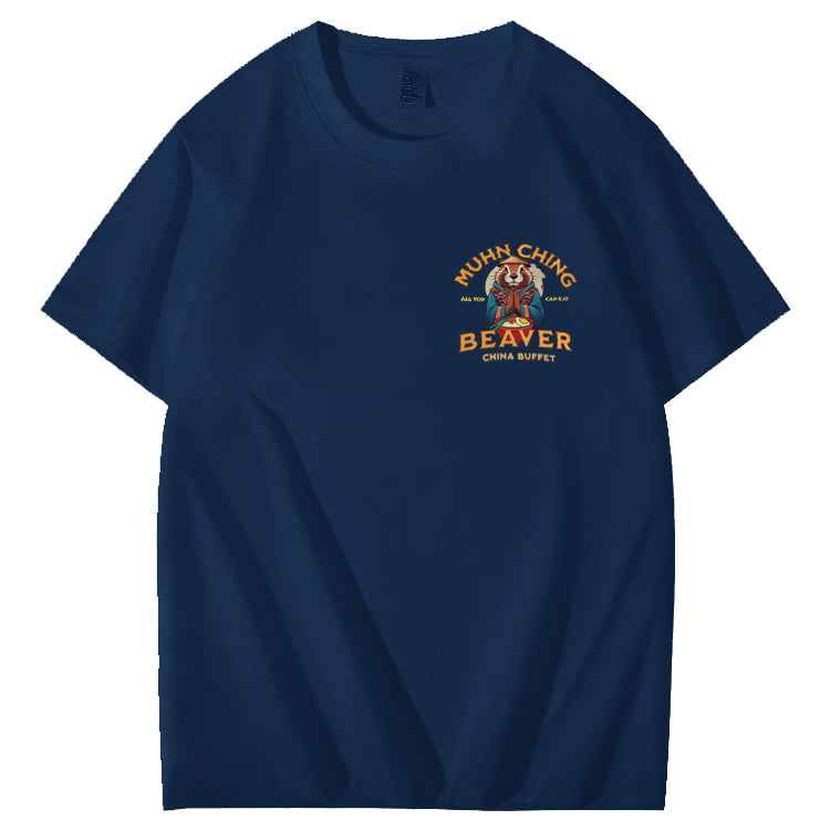 MUHN CHING BEAVER CHINA BUFFET T SHIRT