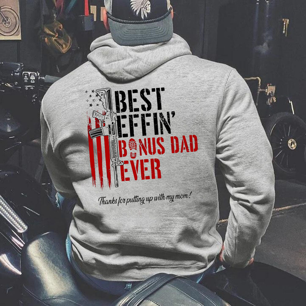 Effin’ Bonus Dad Ever Vintage T-Shirt, Funny Stepdad Shirt, Father’s Day Gift, Bonus Dad Appreciation Tee, Classic T-Shirt, Menswear Top