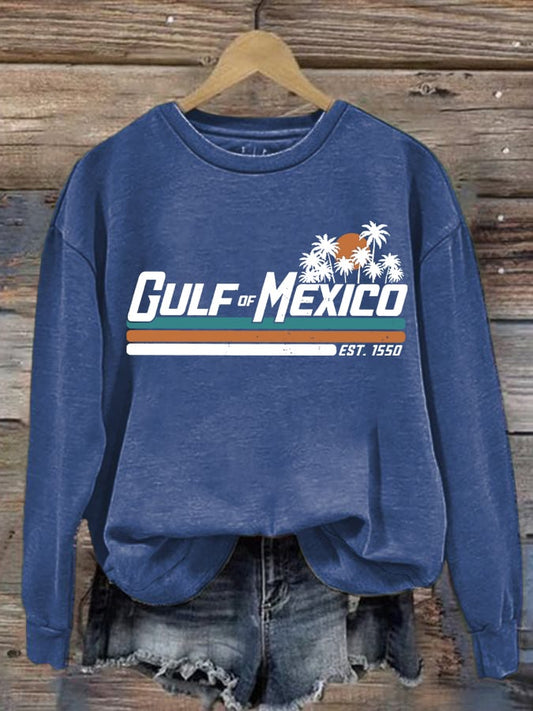 Women's Gulf Of Mexico Printed Sweatshirt