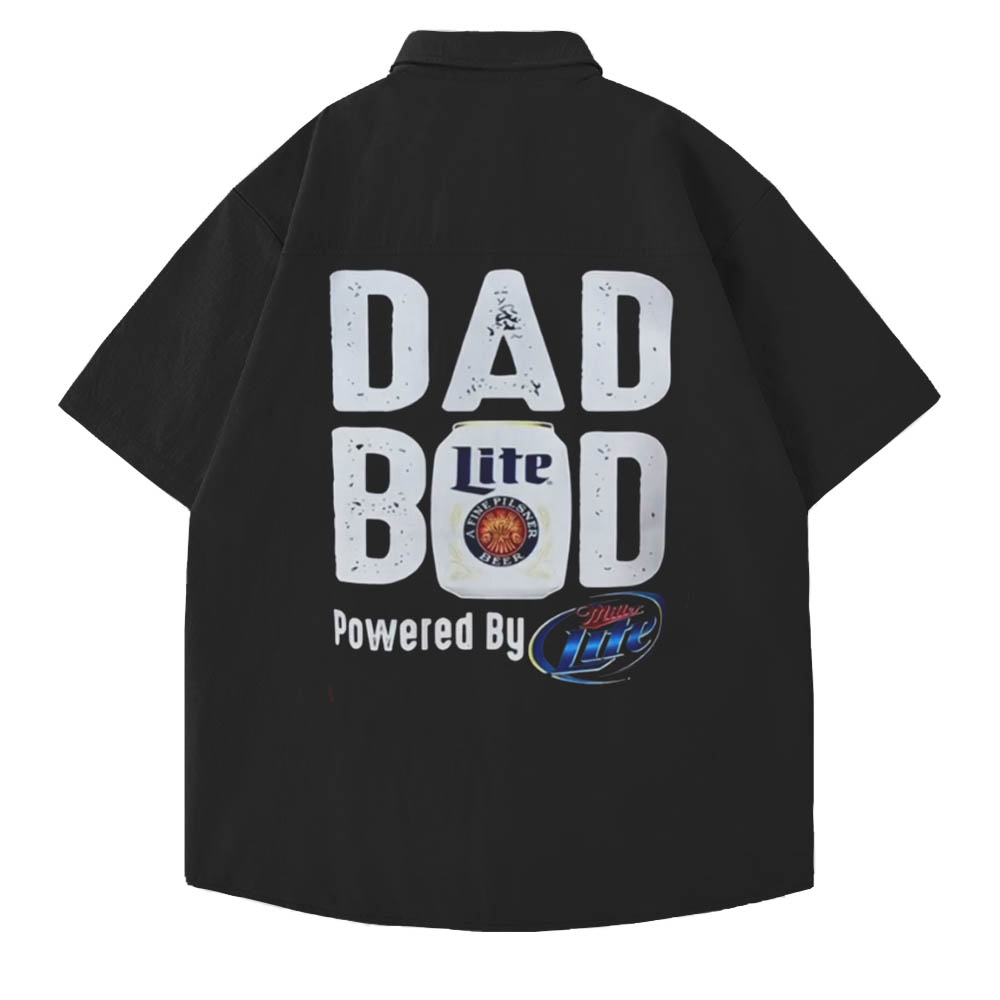 Men's Dad Powered Art Print Shirt