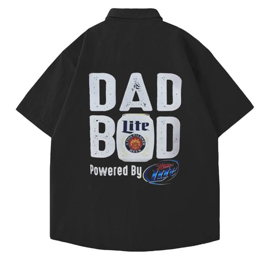 Men's Dad Powered Art Print Shirt