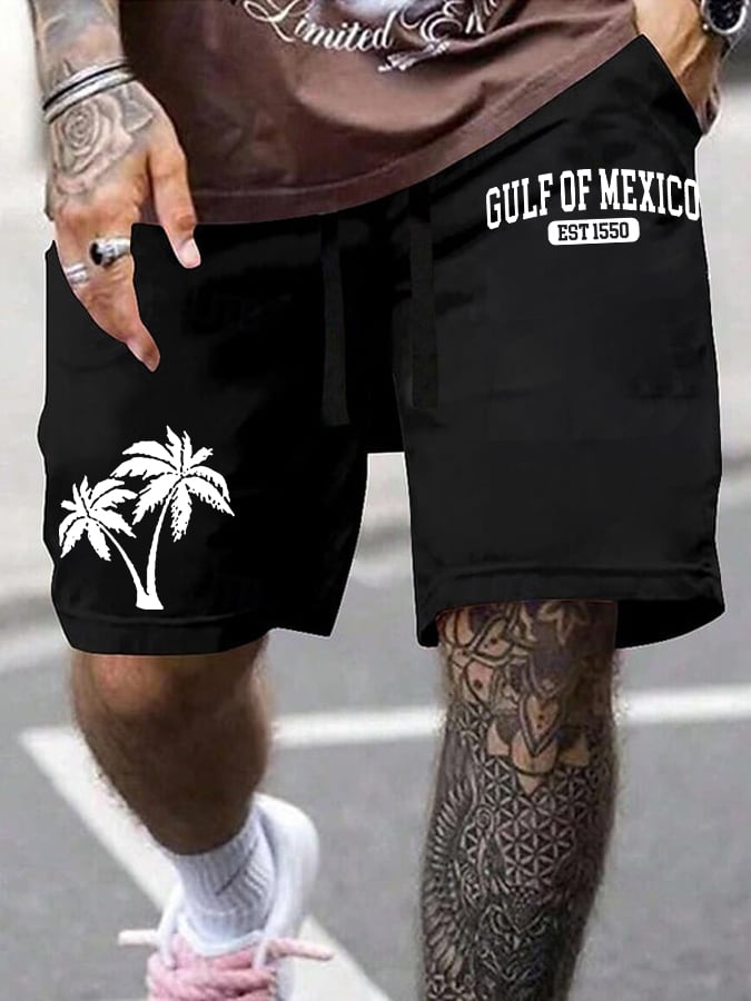 Men's Gulf Of Mexico Print Shorts