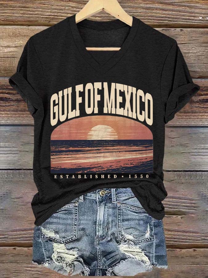 Women's Gulf Of Mexico Printed T-Shirt
