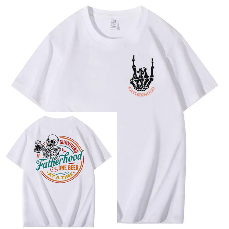 Surviving Fatherhood One Beer At A Time T-Shirt