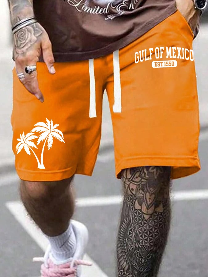 Men's Gulf Of Mexico Print Shorts