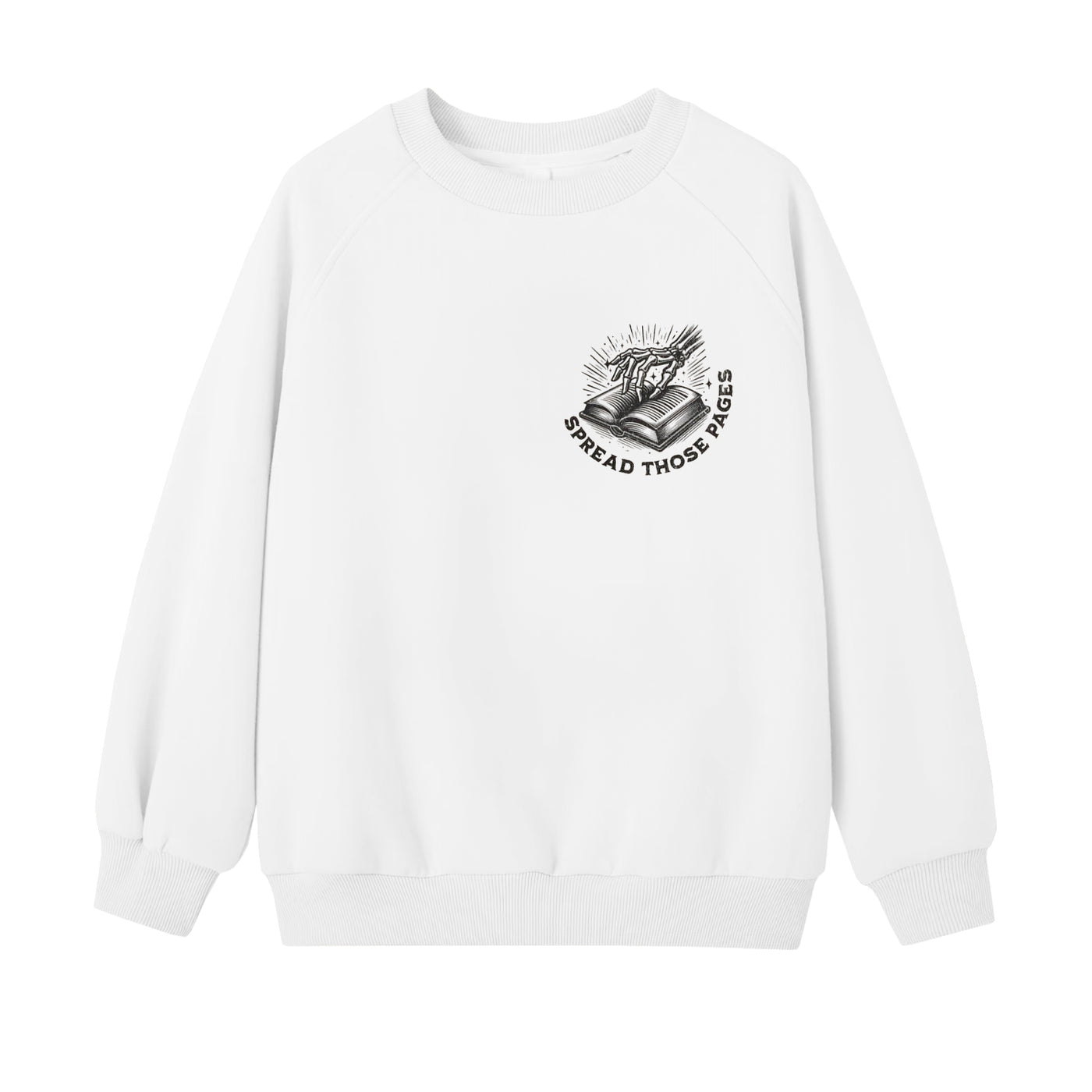 Women's Better Bent Over A Book Smut Reader Art Pattern Print Sweatshirt